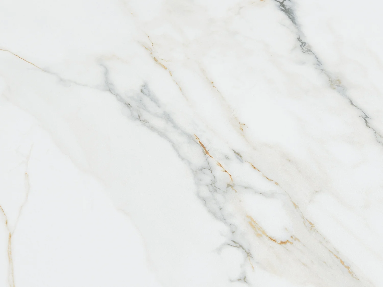 Table à manger extensible 6 à 10 personnes en céramique, verre trempé et métal - Effet marbre blanc et Noir - LUMIEL de Maison Céphy