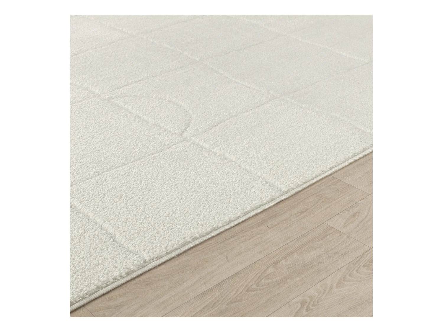 Tapis Scandinave Moderne - Ivoire - 160x213cm - HOPE