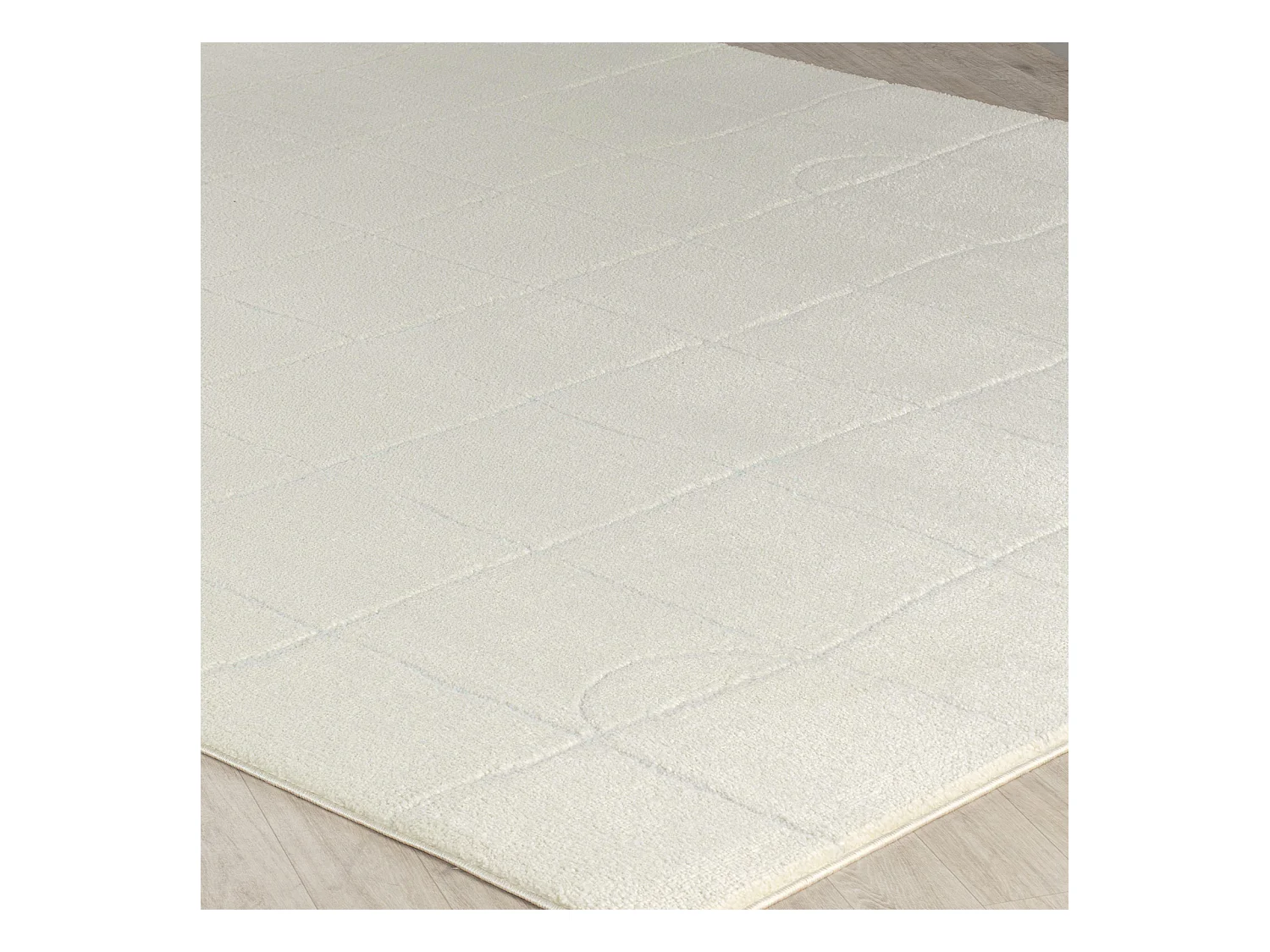 Tapis Scandinave Moderne - Ivoire - 200x275cm - HOPE