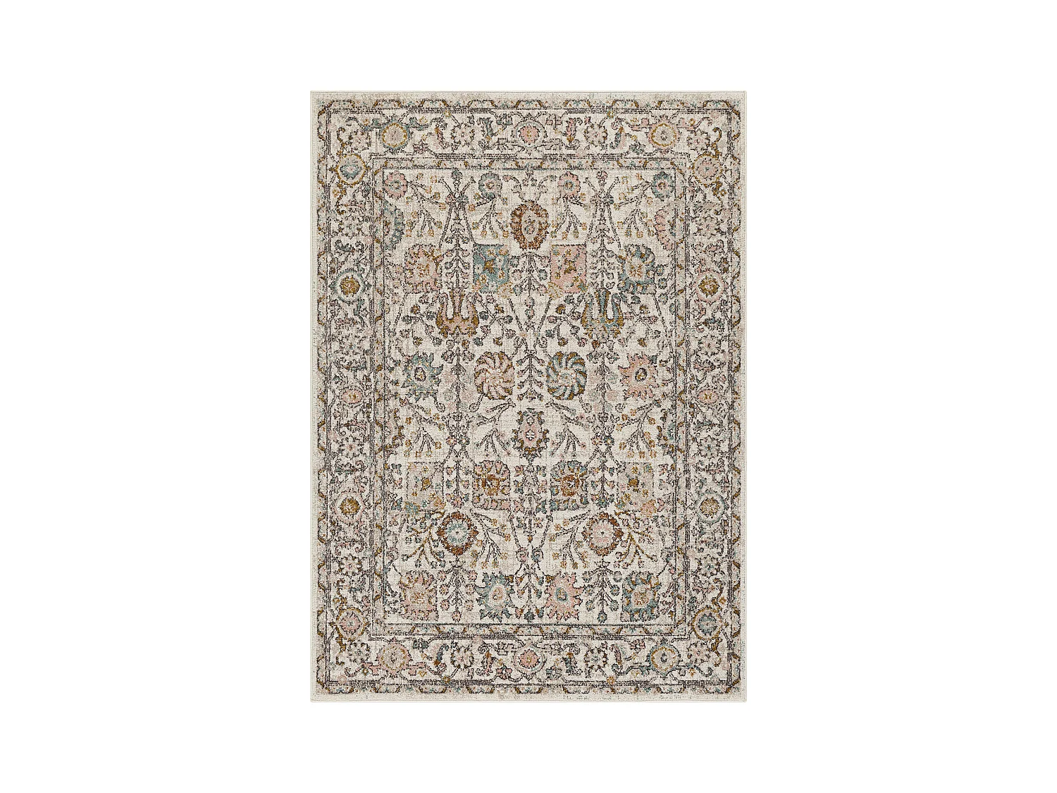 Tappeto Vintage Orientale - Rosa/Bianco - 160x213cm - AMIRA
