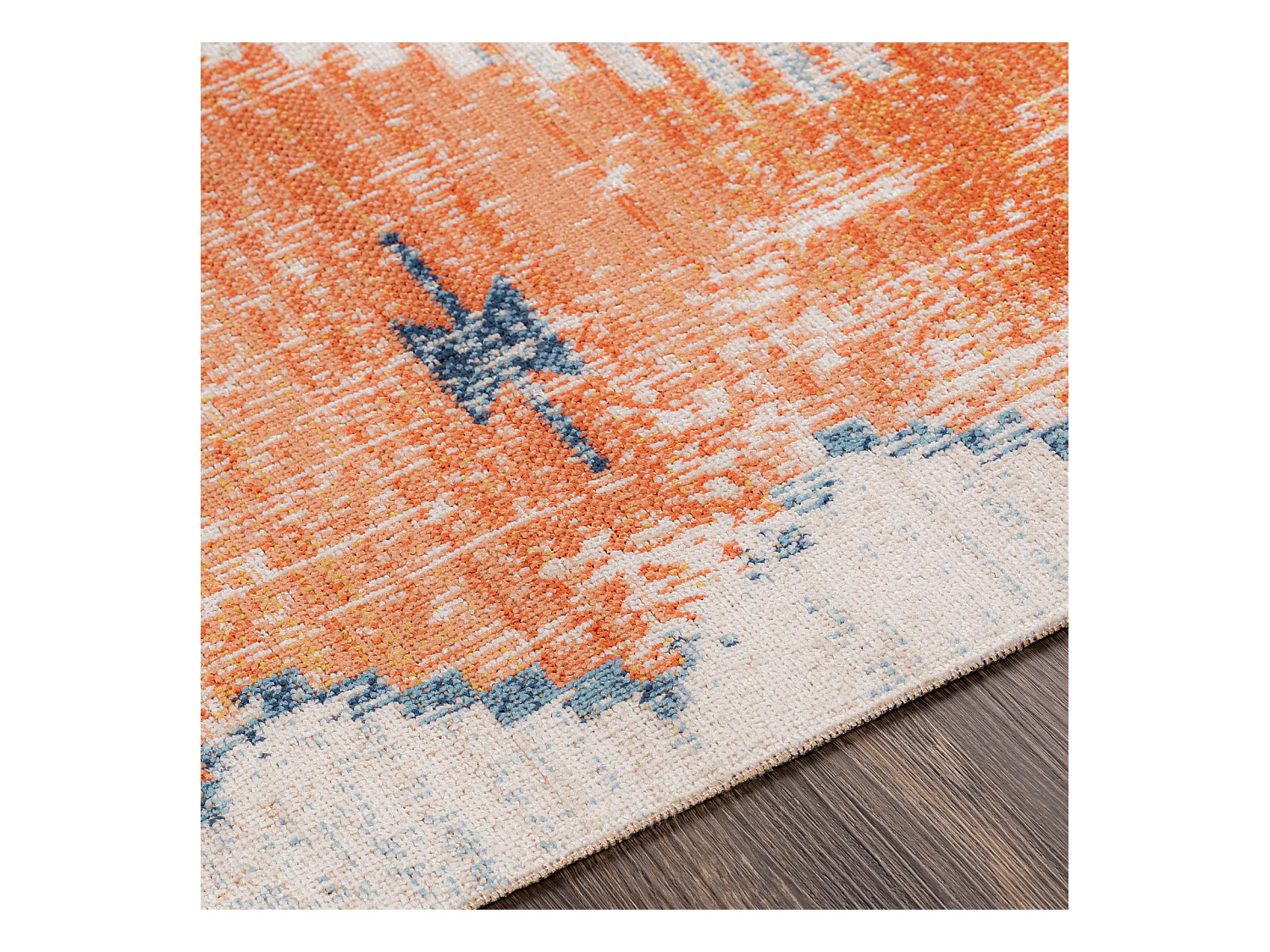 Alfombra Exterior/Interior - Rojo/Azul - 200x275cm - NAWEL