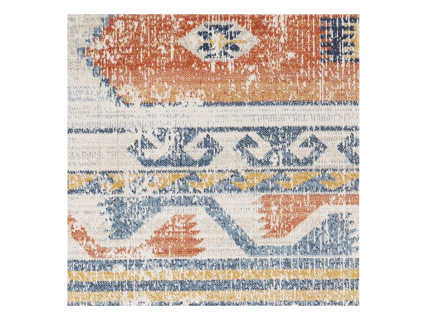 Alfombra Exterior/Interior - Rojo/Azul - 200x275cm - NAWEL