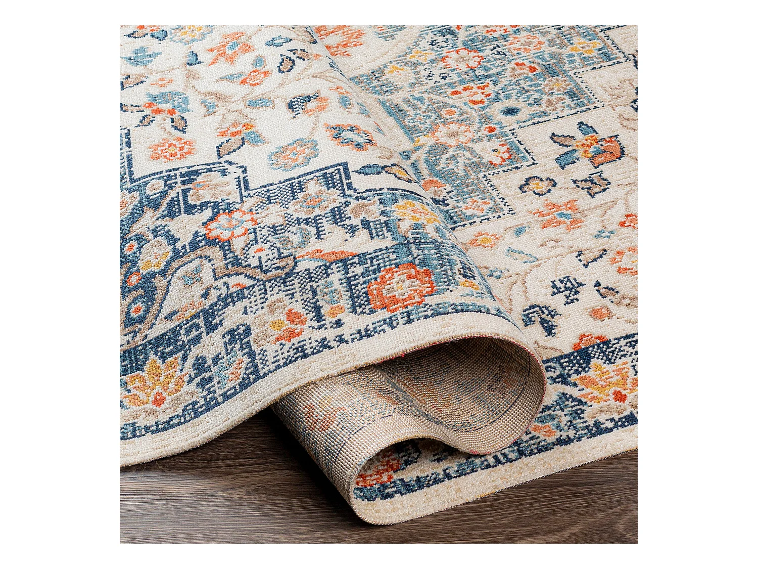 In-/Outdoor-Teppich - Blau/Beige - 200x275cm - SELMA