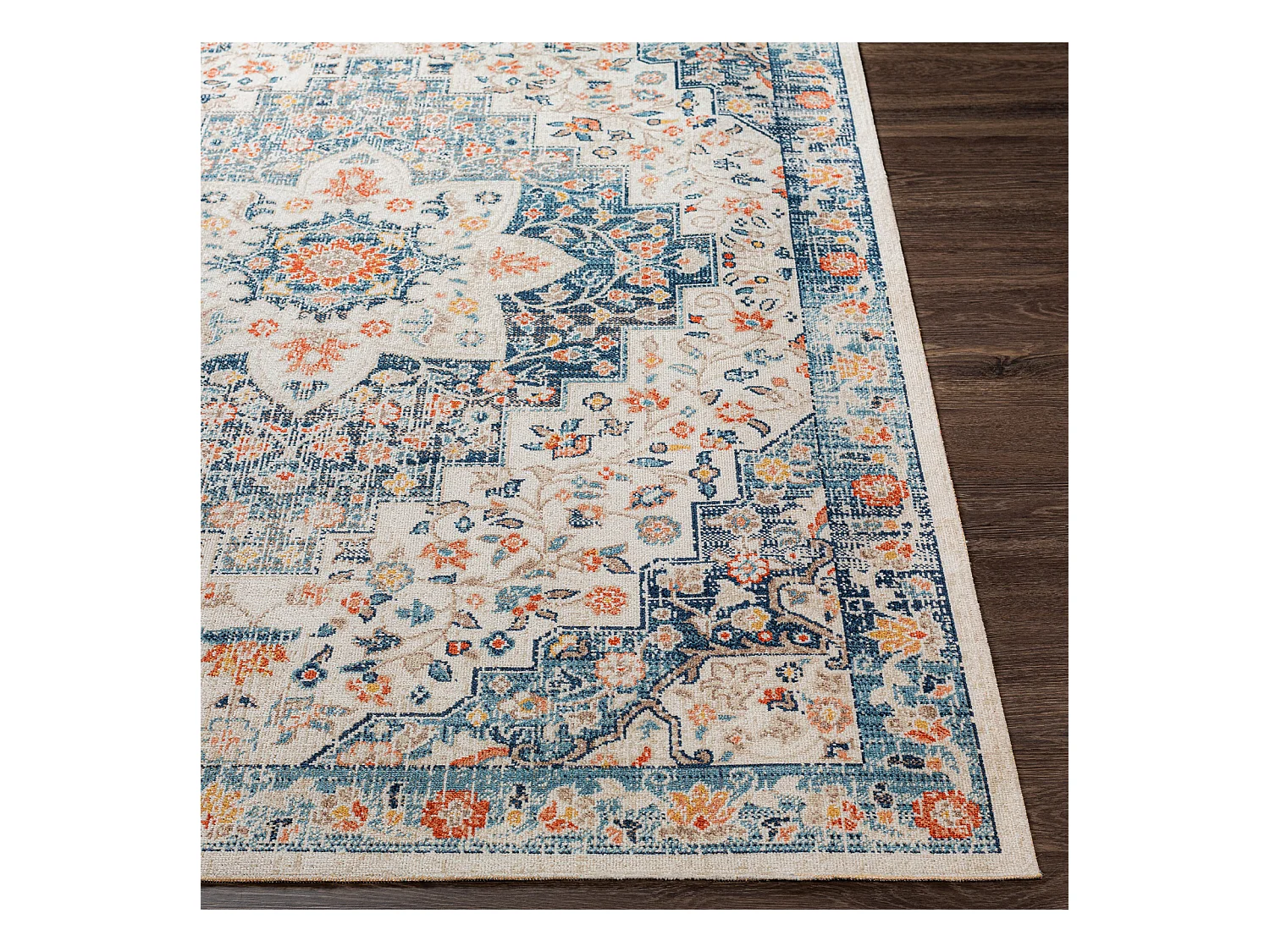 In-/Outdoor-Teppich - Blau/Beige - 200x275cm - SELMA