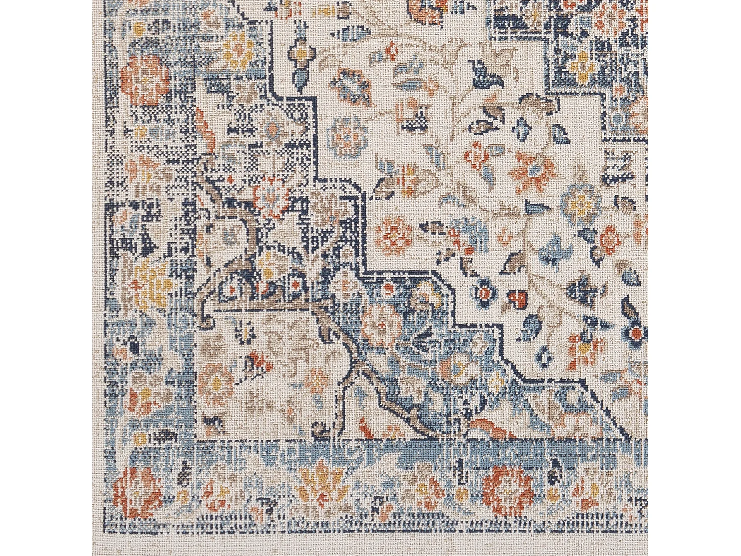 In-/Outdoor-Teppich - Blau/Beige - 200x275cm - SELMA