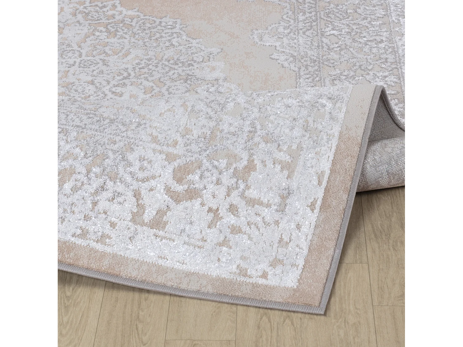 Tapis Vintage Oriental - Beige/Gris - 200x275cm - DEFNE