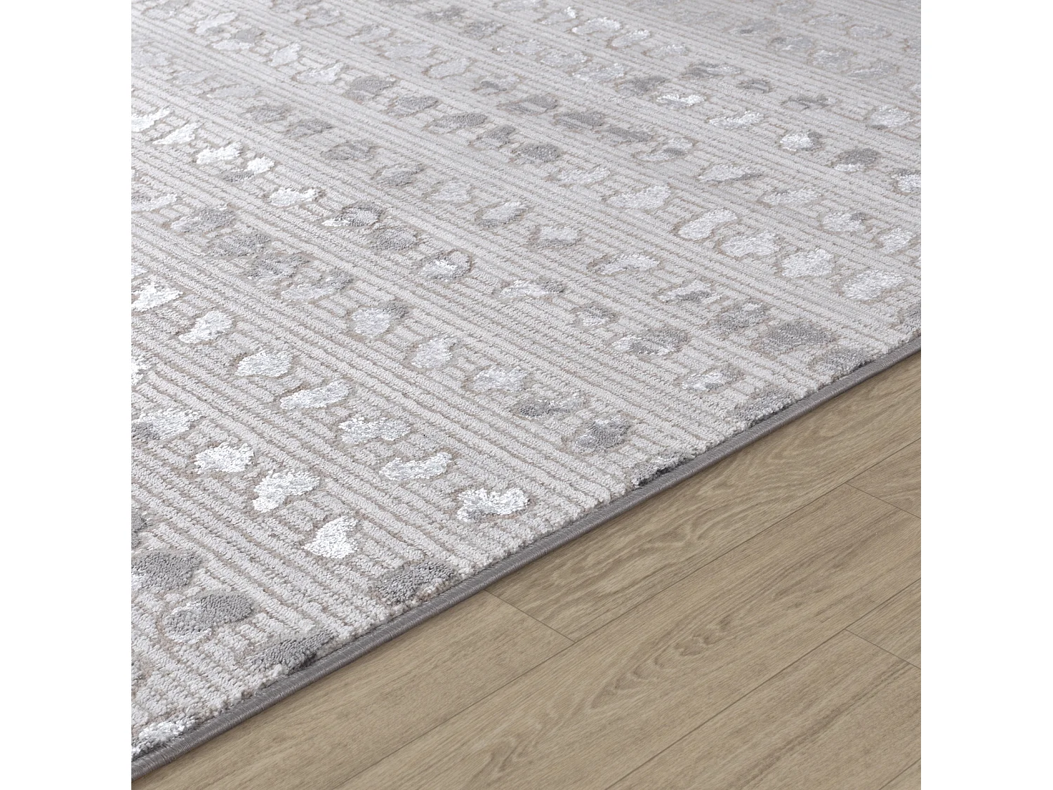 Tapis Scandinave à Pois - Gris/Blanc - 160x213cm - VALKIRIA