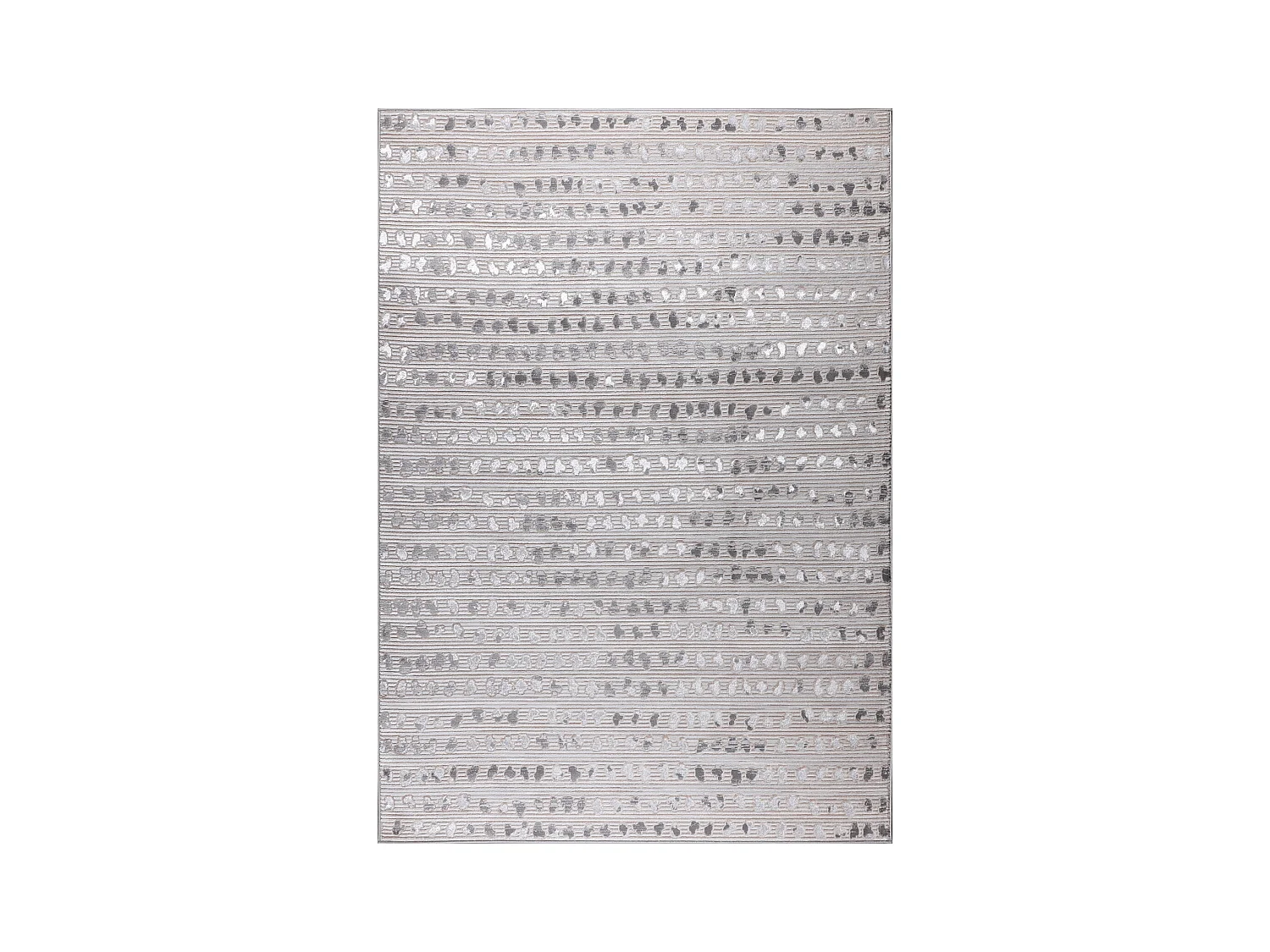 Scandinavisch Tapijt met Stippen - Beige/Wit - 160x213cm - VALKIRIA