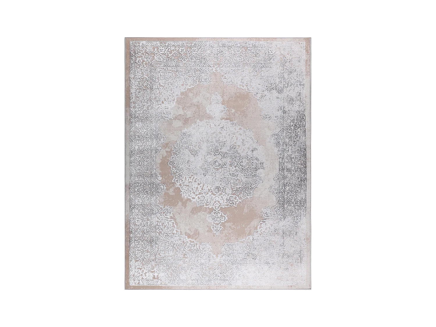 Vintage Oosters Tapijt - Beige/Wit - 160x213cm - DEFNE