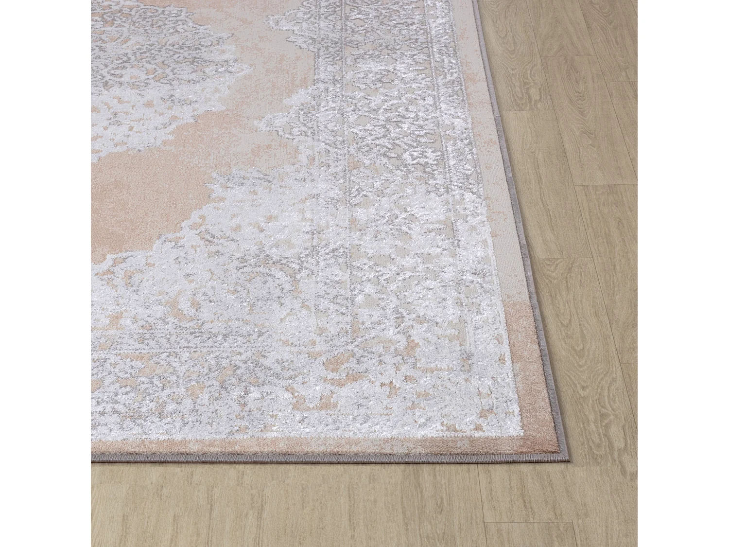 Vintage Oosters Tapijt - Beige/Wit - 160x213cm - DEFNE