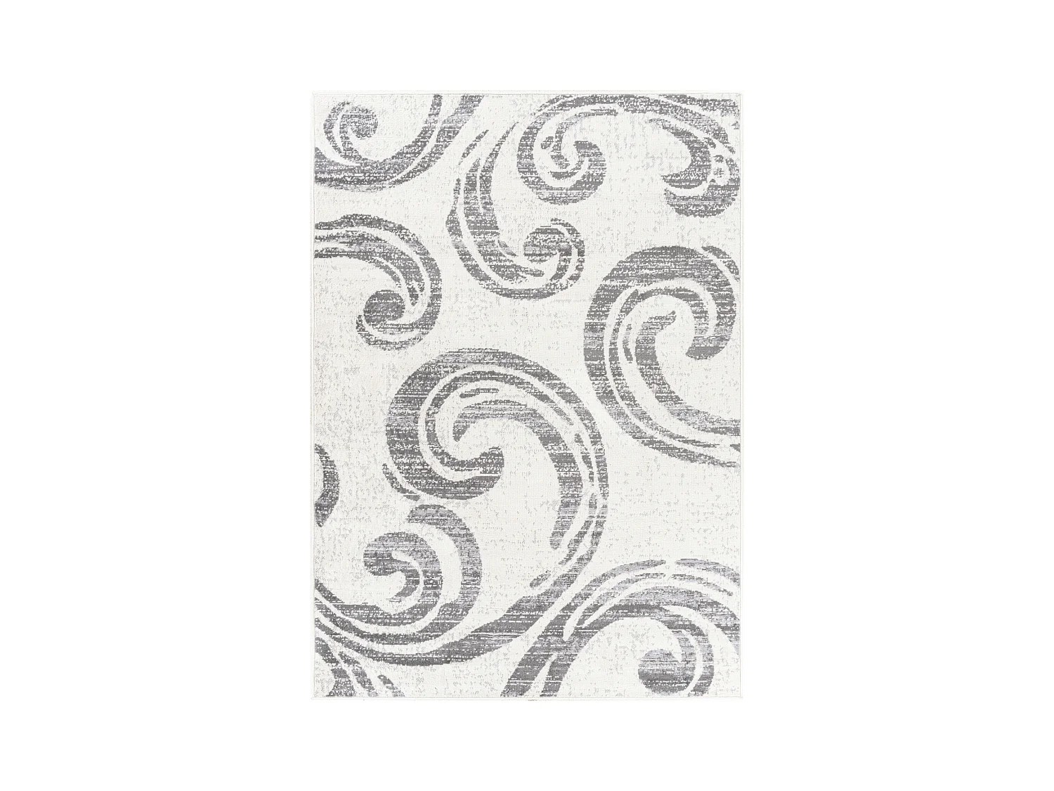 Modern Scandinavisch Tapijt - Wit/Grijs - 200x275cm - MARGARET