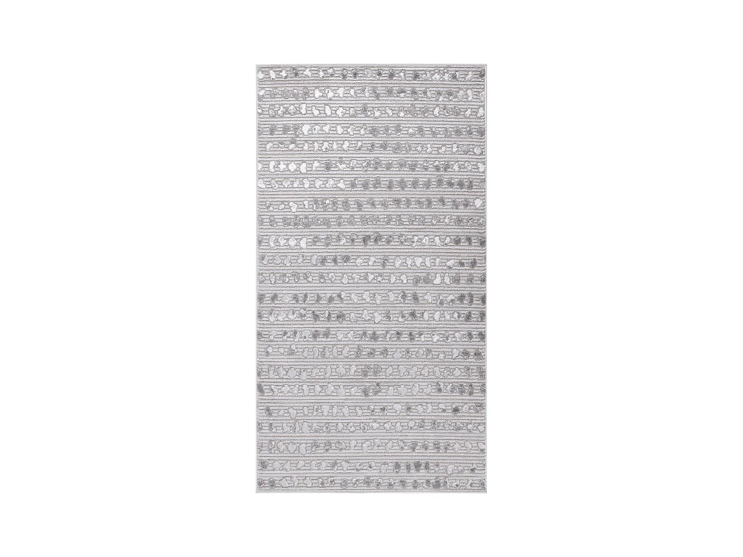 Tapis Scandinave à Pois - Gris/Blanc - 80x150cm - VALKIRIA