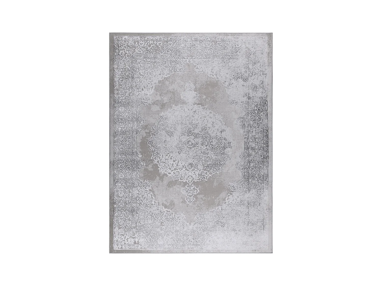 Tapis Vintage Oriental - Blanc/Gris - 120x170cm - DEFNE