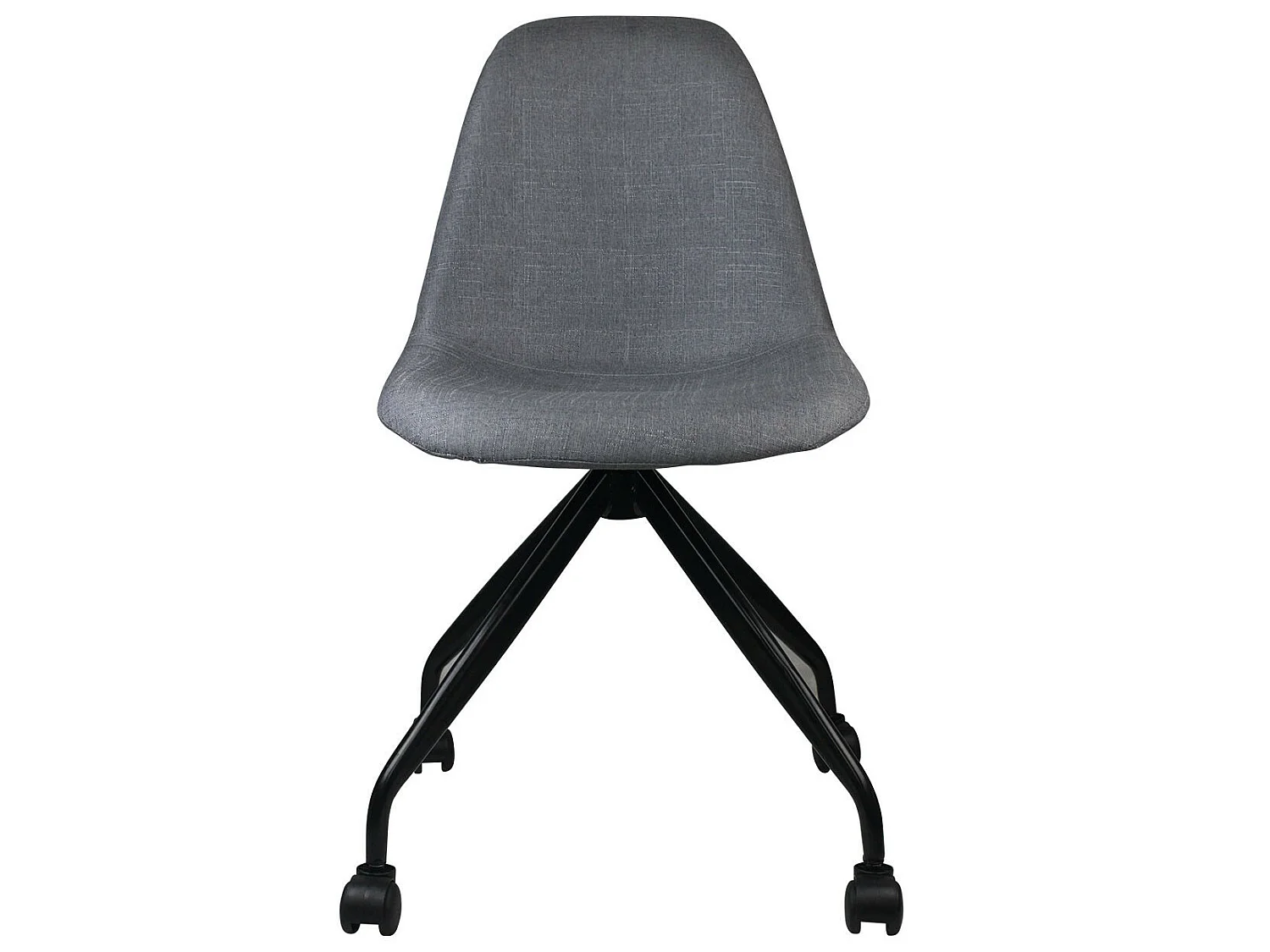 Silla de Escritorio con Ruedas Basic Gris 85,7x46,5x55,5cm Thinia Home