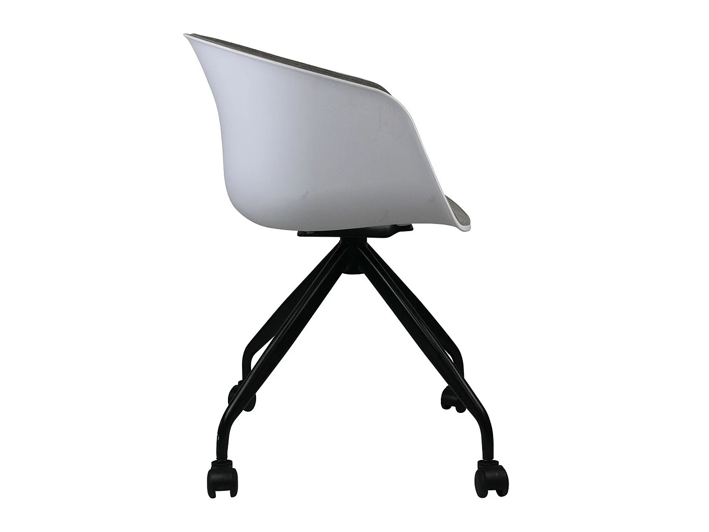 Silla de Escritorio con Ruedas Simply Gris 78,6x54x49cm Thinia Home