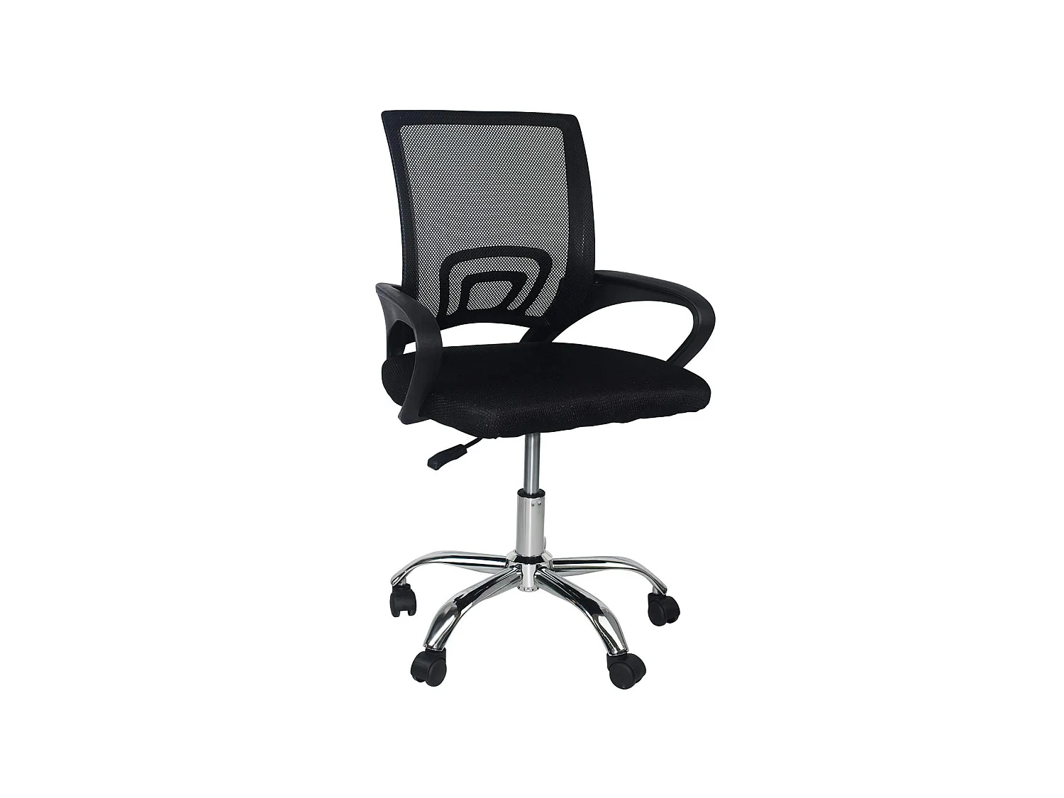 Chaise de bureau classique à roulettes 95x65x52cm Thinia Home