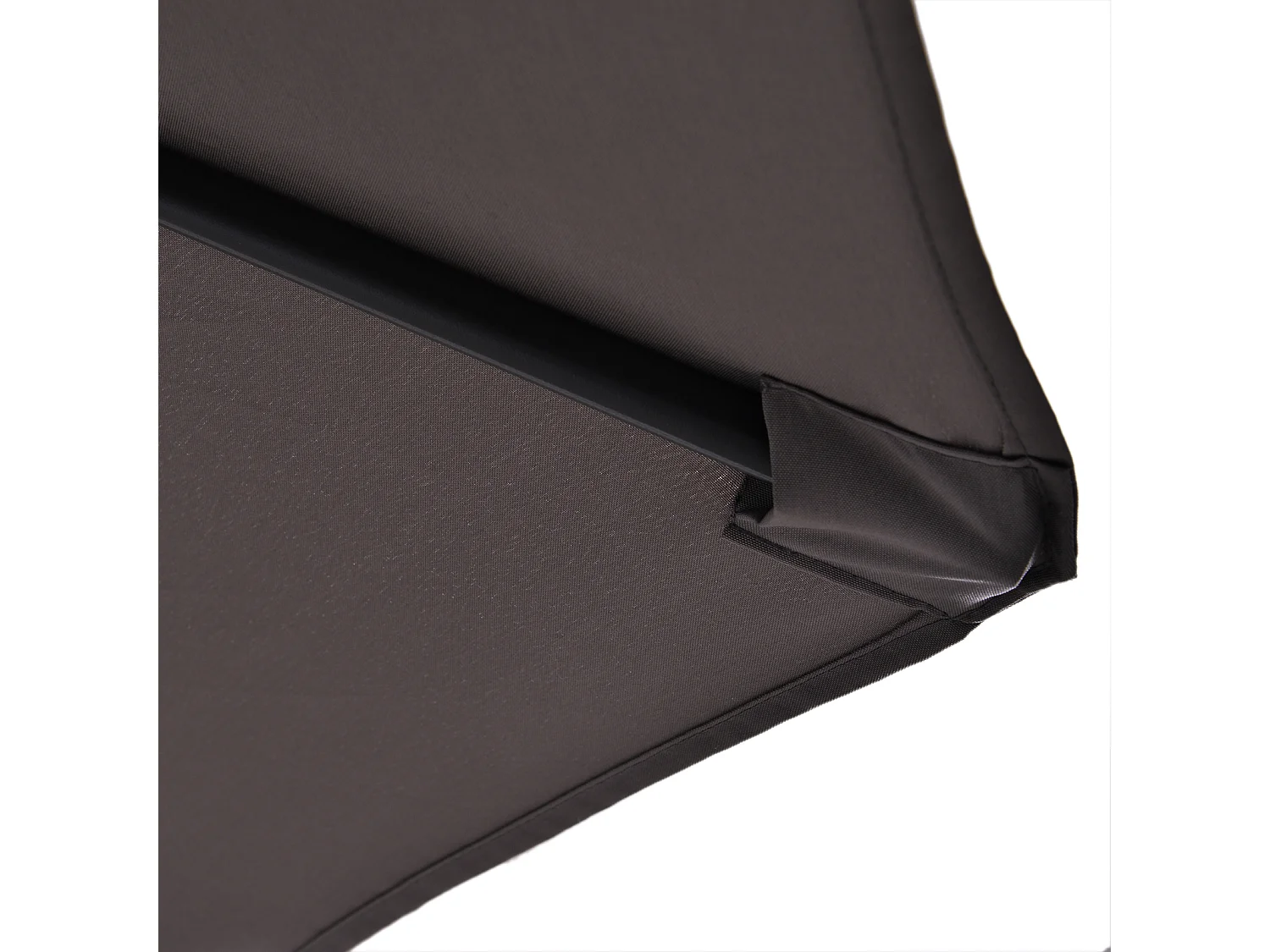 Sombrilla doble gris 270x440x250cm Outsunny