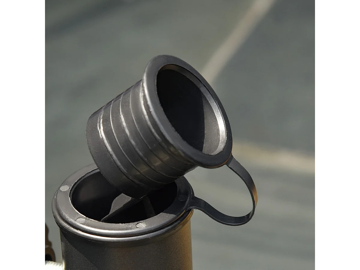 Base para parasol de jardín negro 41.5x41.5x33 cm Outsunny