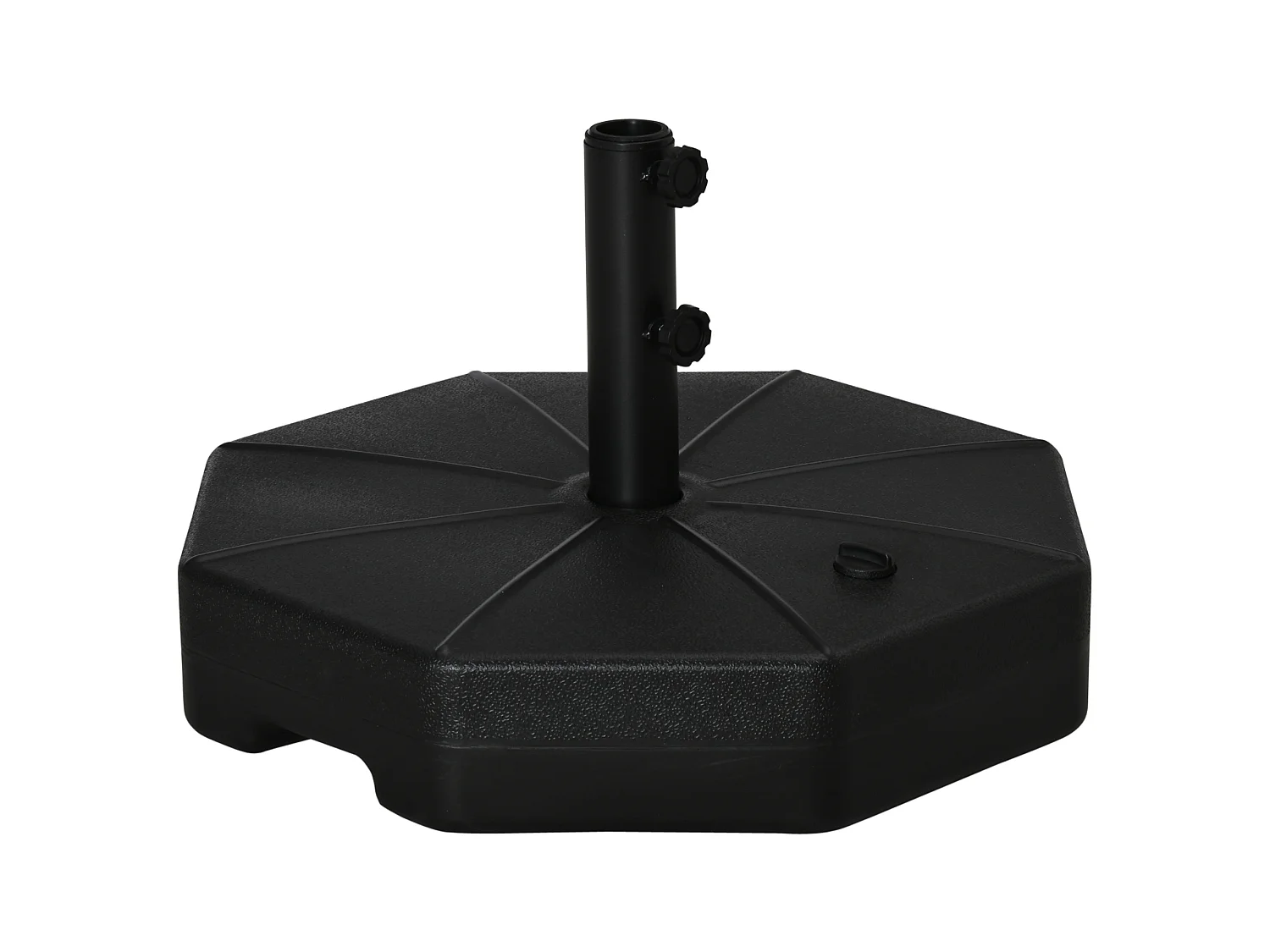 Base de sombrilla negro 60x60x36 cm Outsunny