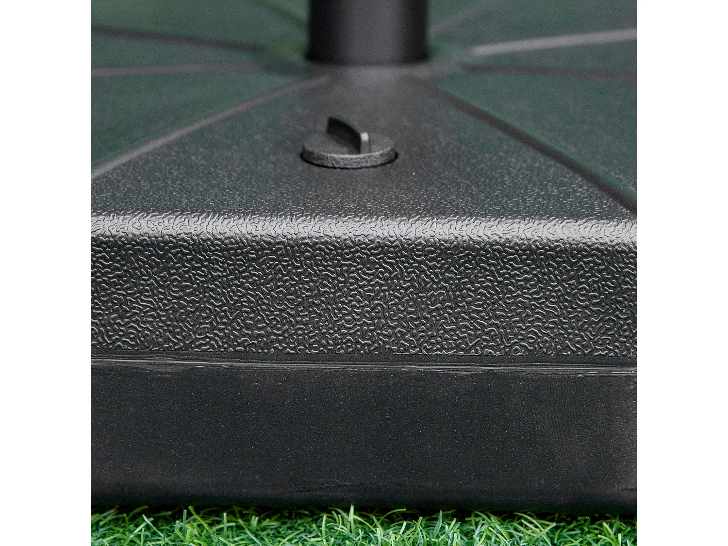 Base de sombrilla negro 60x60x36 cm Outsunny
