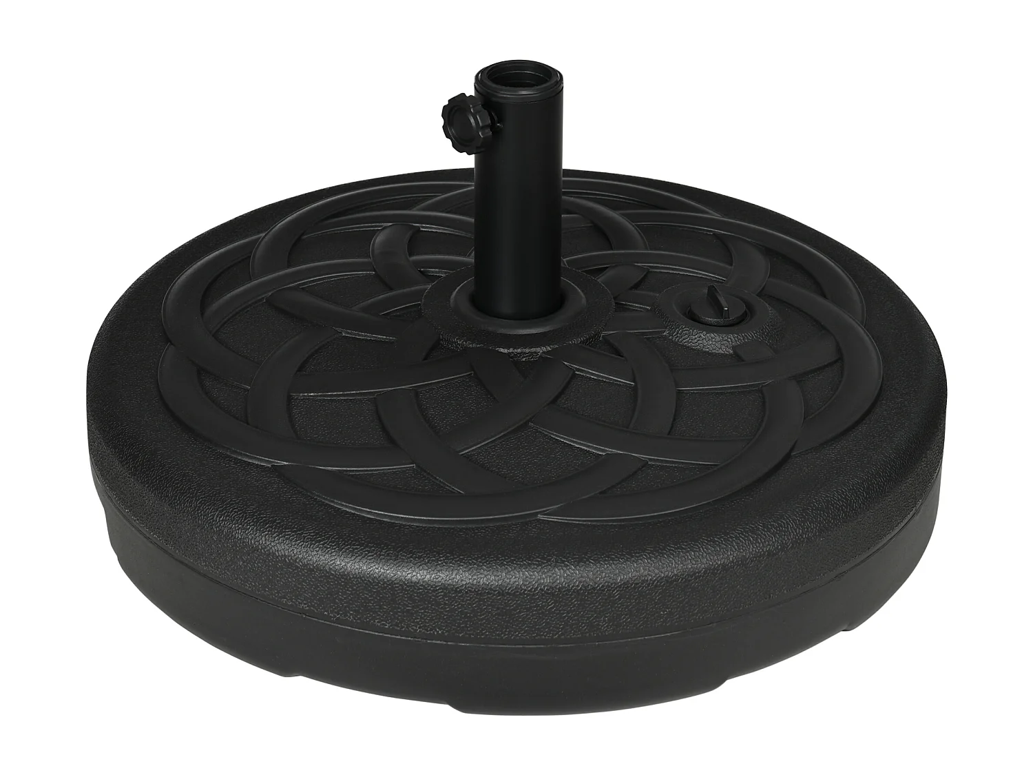 Base de sombrilla negro 56x56x30.5 cm Outsunny