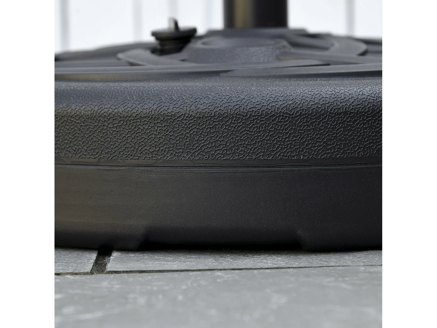 Base de sombrilla negro 56x56x30.5 cm Outsunny