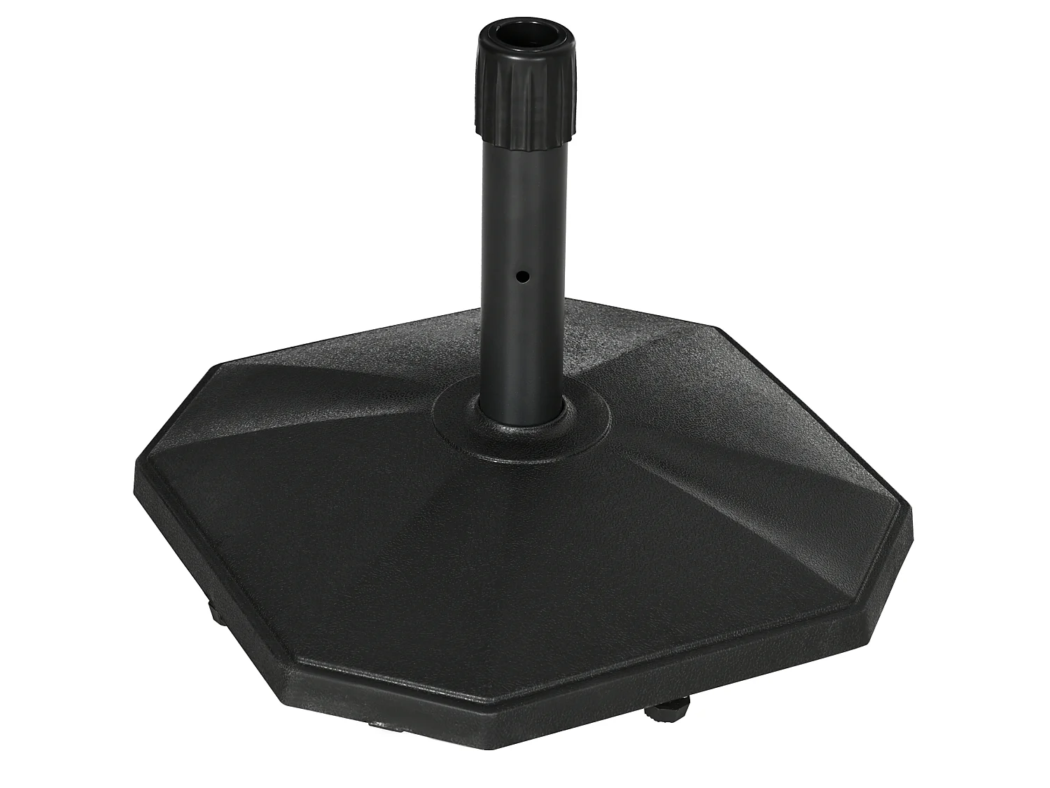 Base de sombrilla negro 46x46x39 cm Outsunny