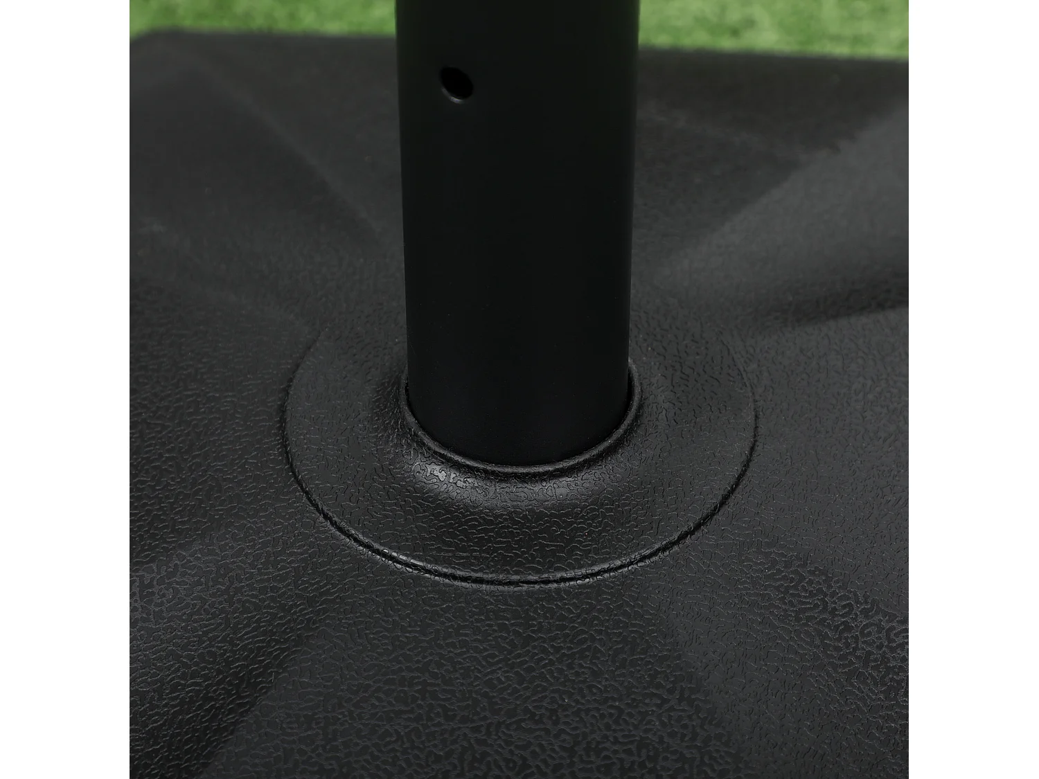 Base de sombrilla negro 46x46x39 cm Outsunny