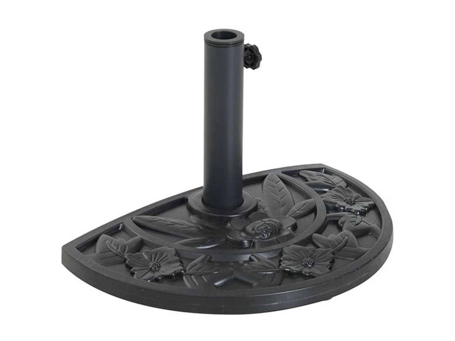 Base de sombrilla negro 50x32x32 cm Outsunny