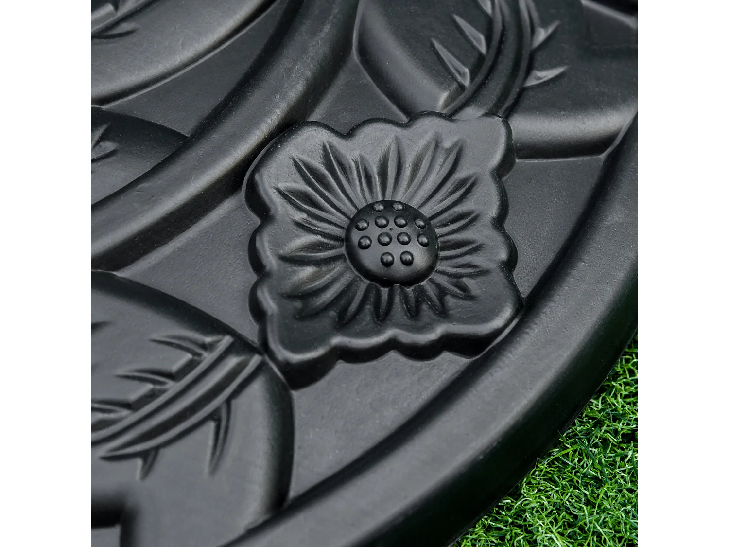 Base de sombrilla negro 50x32x32 cm Outsunny