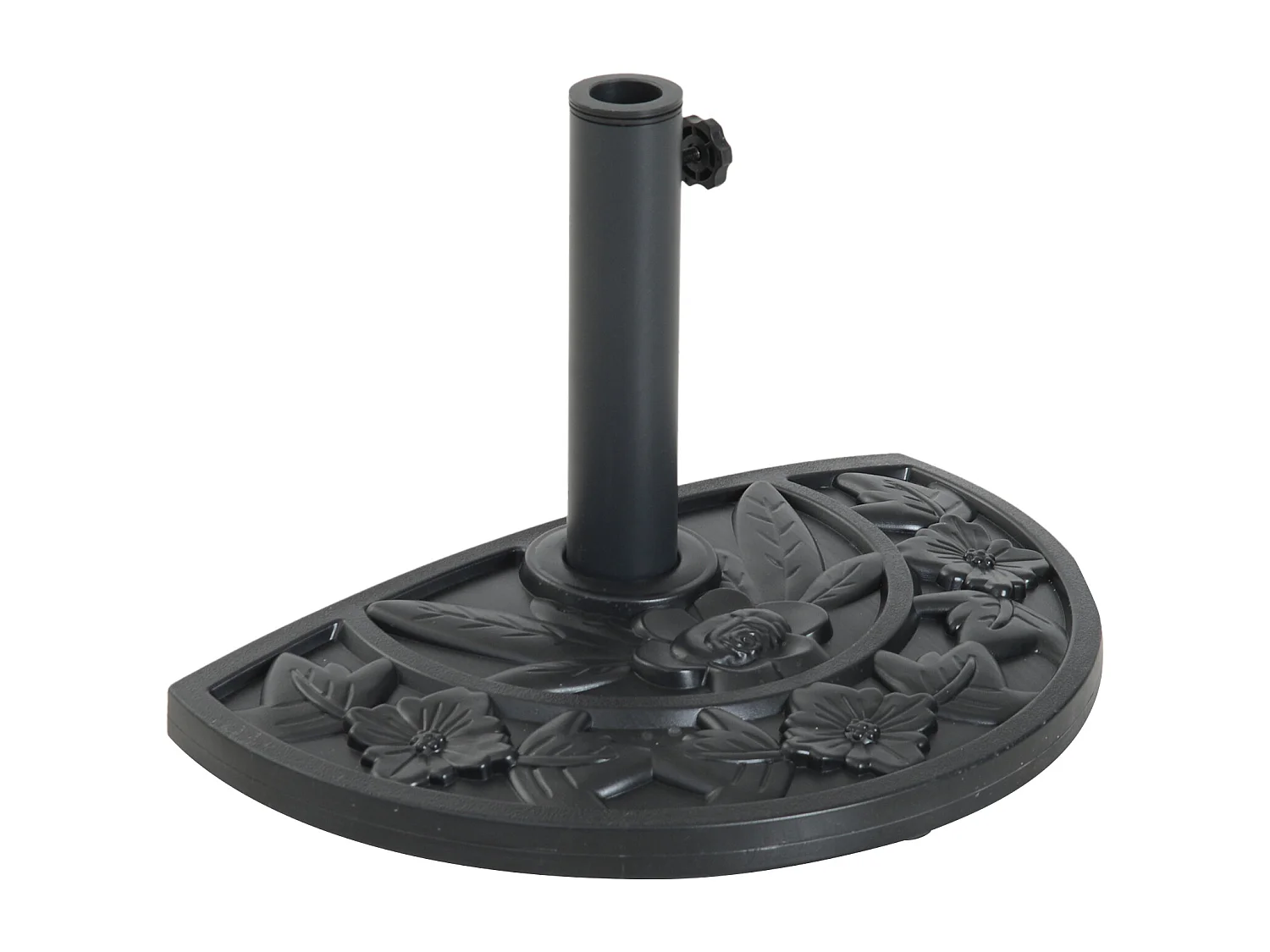 Base de sombrilla negro 50x32x32 cm Outsunny