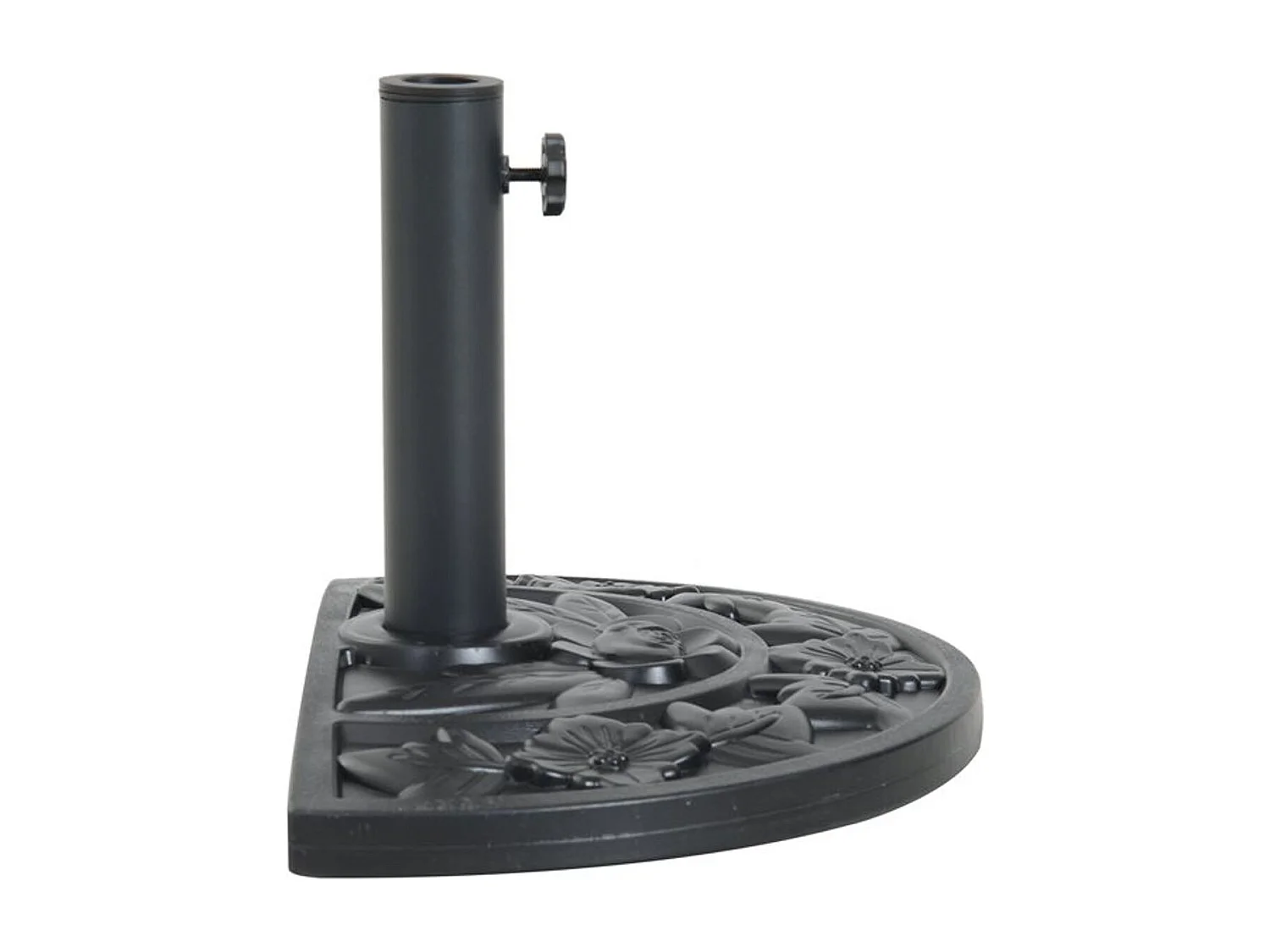 Base de sombrilla negro 50x32x32 cm Outsunny