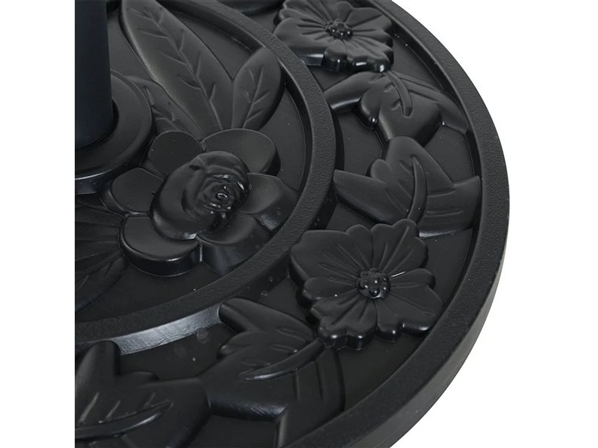 Base de sombrilla negro 50x32x32 cm Outsunny