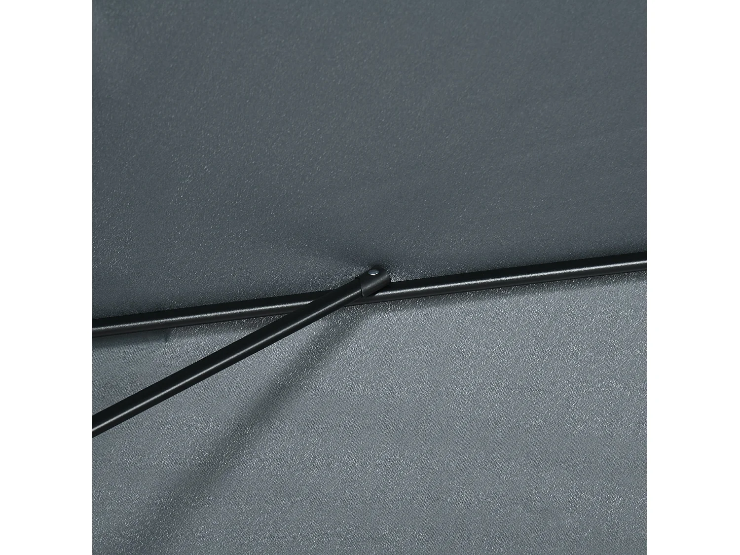 Sombrilla de jardín gris oscuro 195x295x240 cm Outsunny