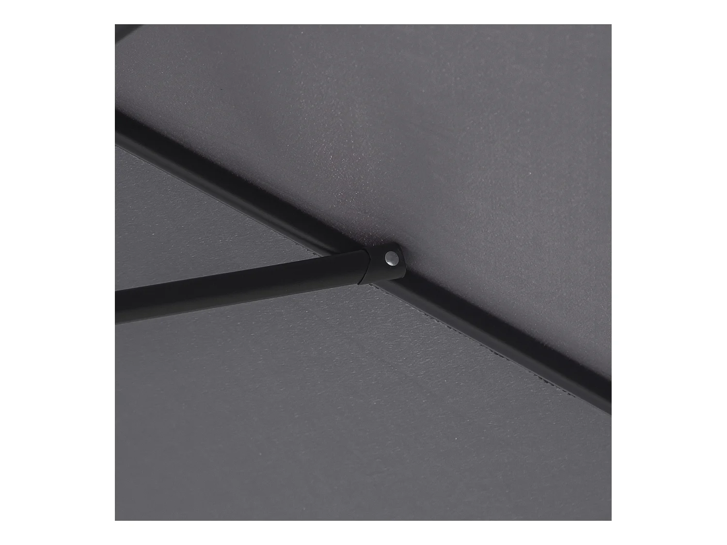 Sombrilla de jardín gris 270x270x235 cm Outsunny