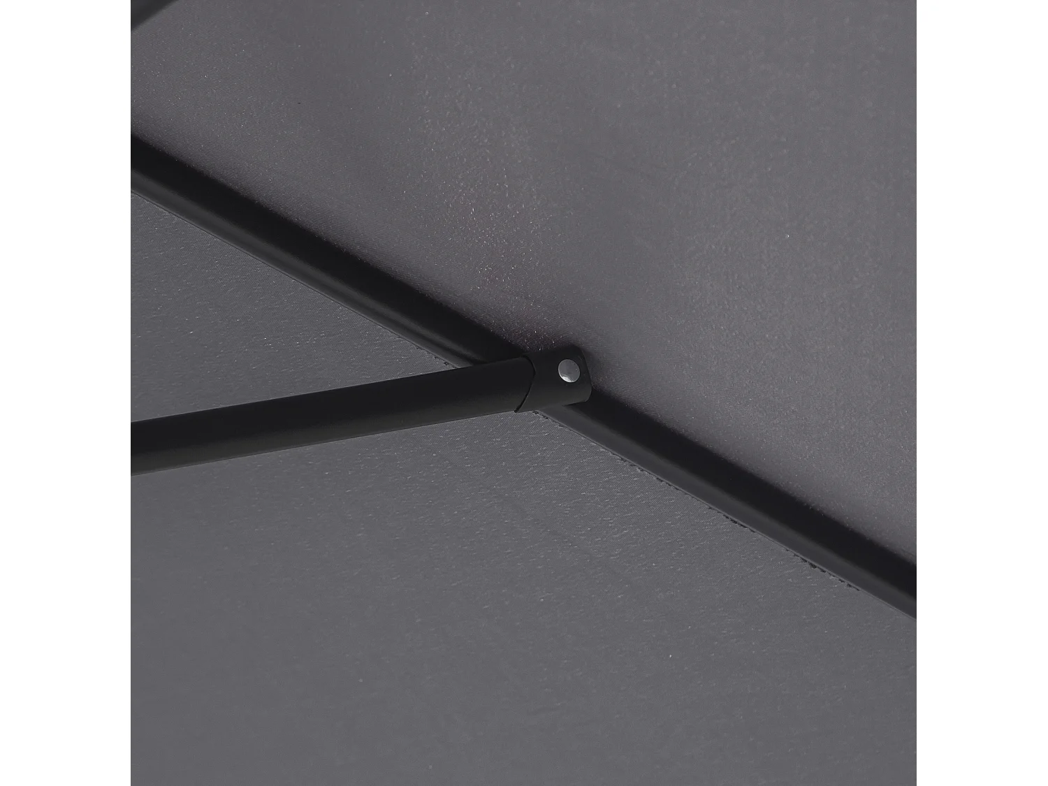 Sombrilla de jardín gris 270x270x235 cm Outsunny