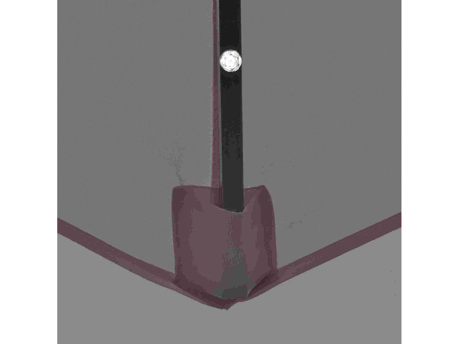 Sombrilla de jardín gris 265x265x233 cm Outsunny