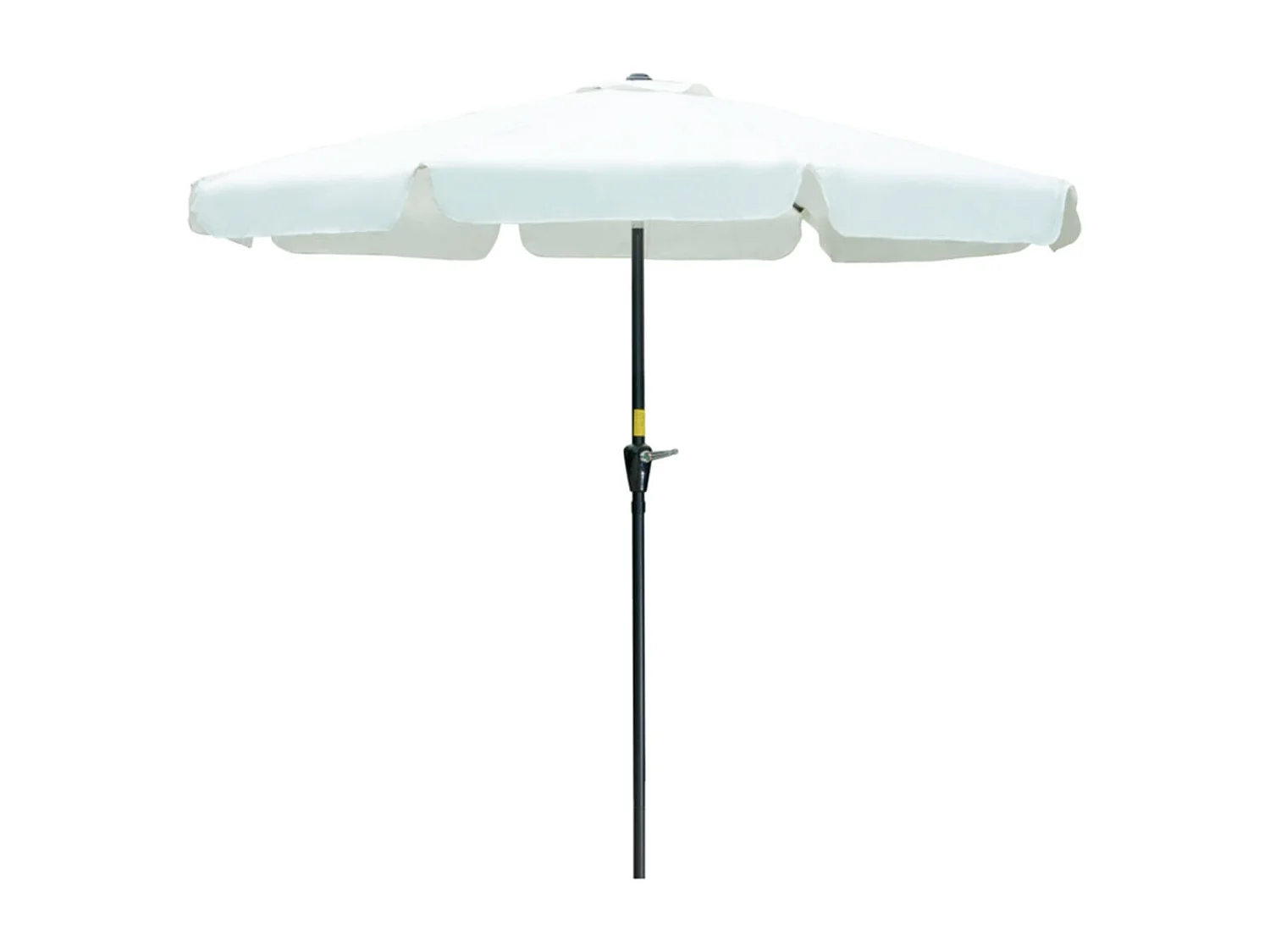 Sombrilla de jardín beige 266x266x248.5 cm Outsunny