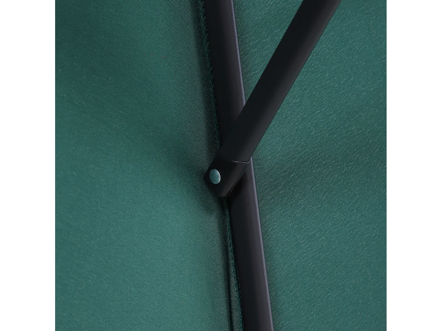 Sombrilla de jardín verde 260x260x235 cm Outsunny