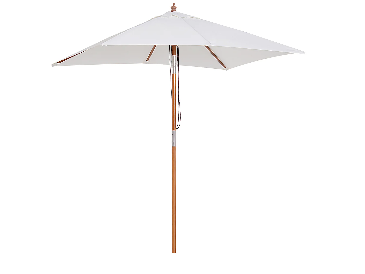 Sombrilla de jardín crema 200x150x230 cm Outsunny