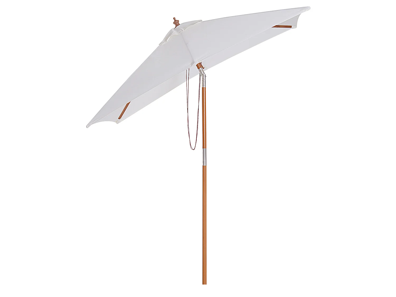 Sombrilla de jardín crema 200x150x230 cm Outsunny