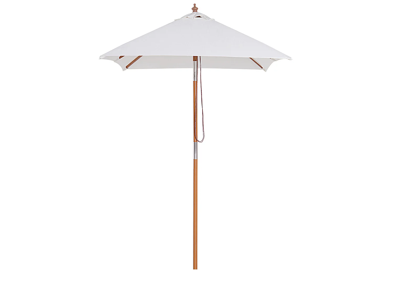 Sombrilla de jardín crema 200x150x230 cm Outsunny