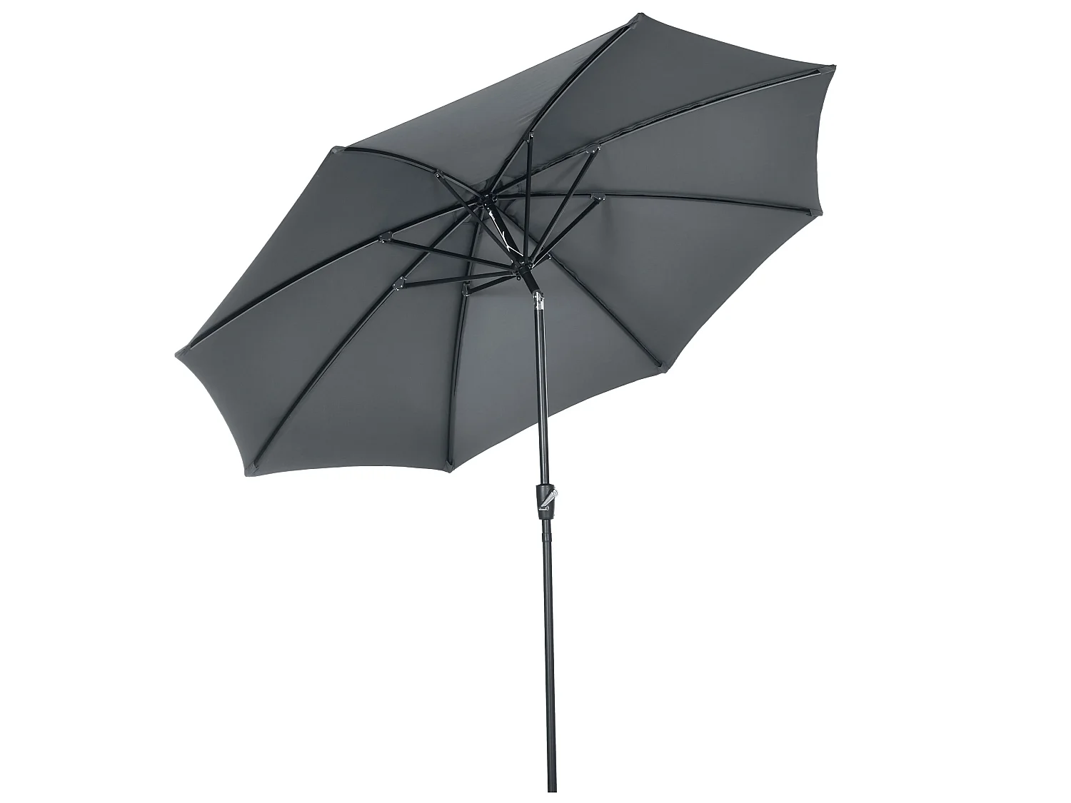 Sombrilla de jardín gris 300x300x240 cm Outsunny