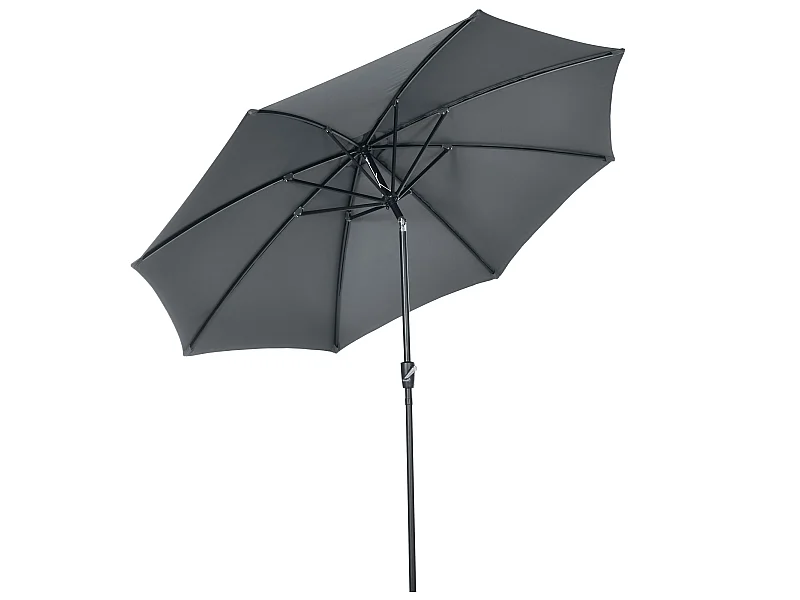 Sombrilla de jardín gris 300x300x240 cm Outsunny