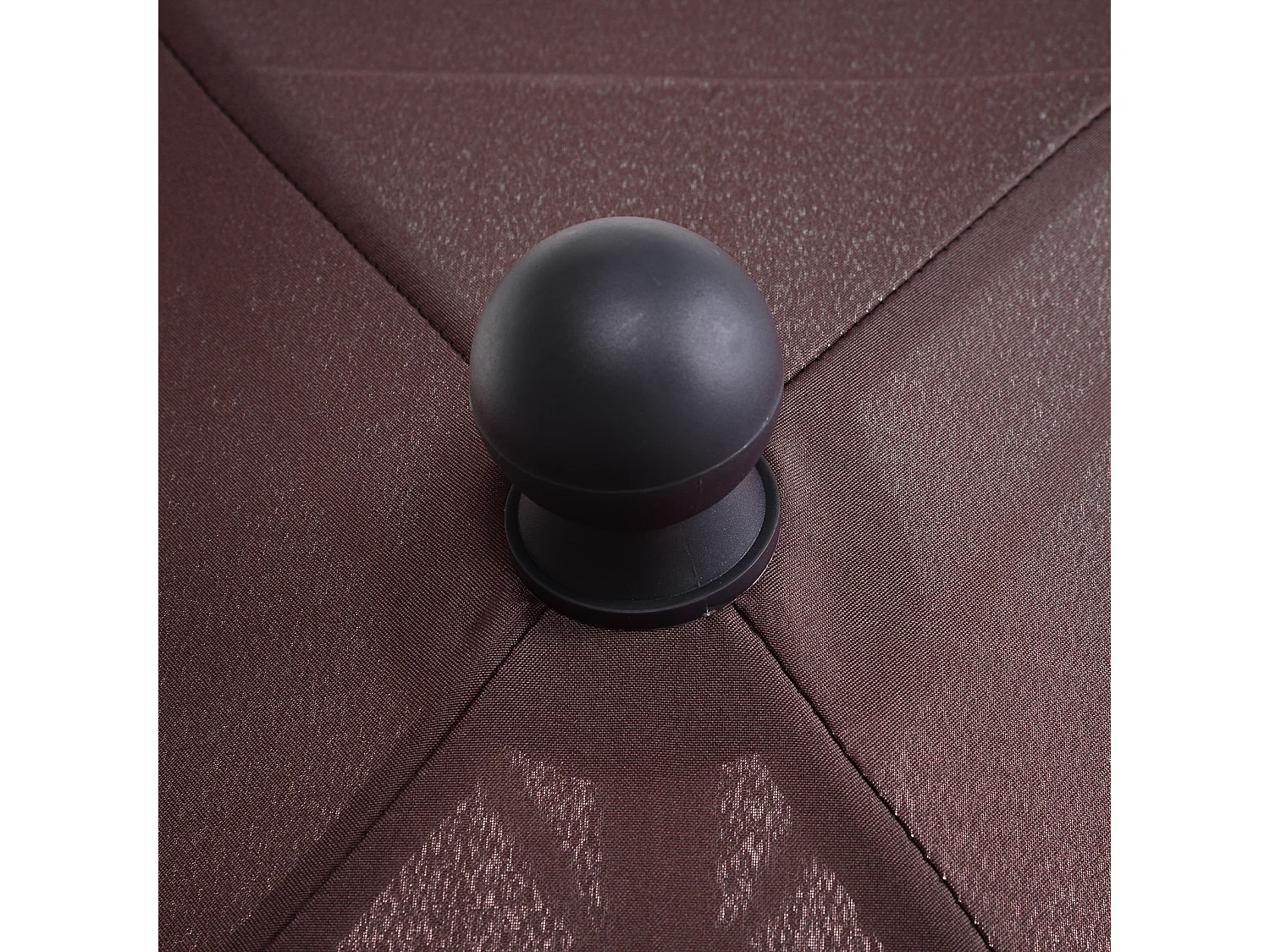 Sombrilla de jardín marrón 198x130x245 cm Outsunny