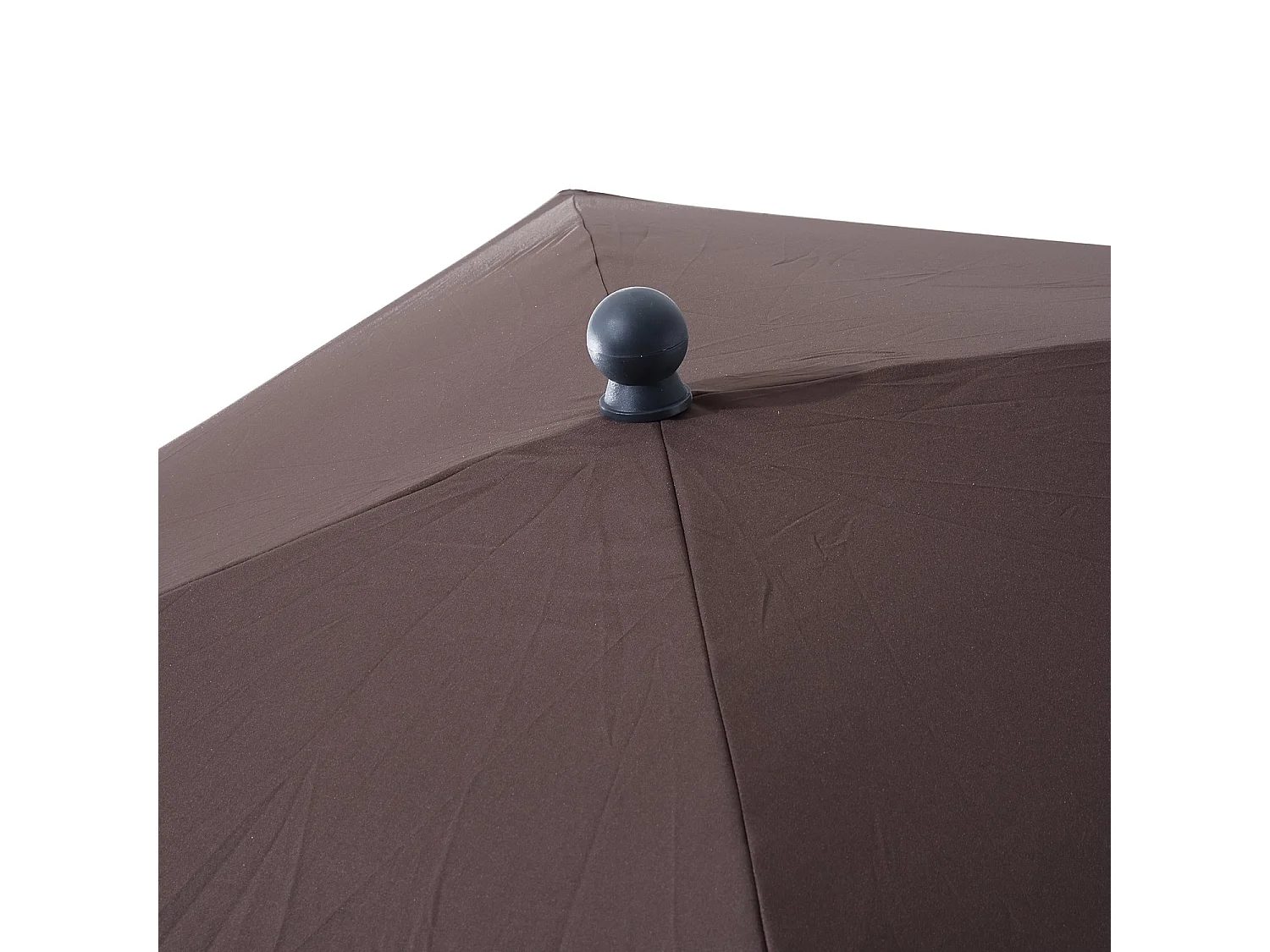 Sombrilla de jardín marrón 198x130x245 cm Outsunny