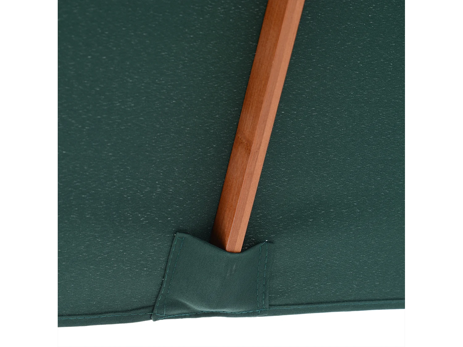 Sombrilla de jardín verde 200x150x230 cm Outsunny