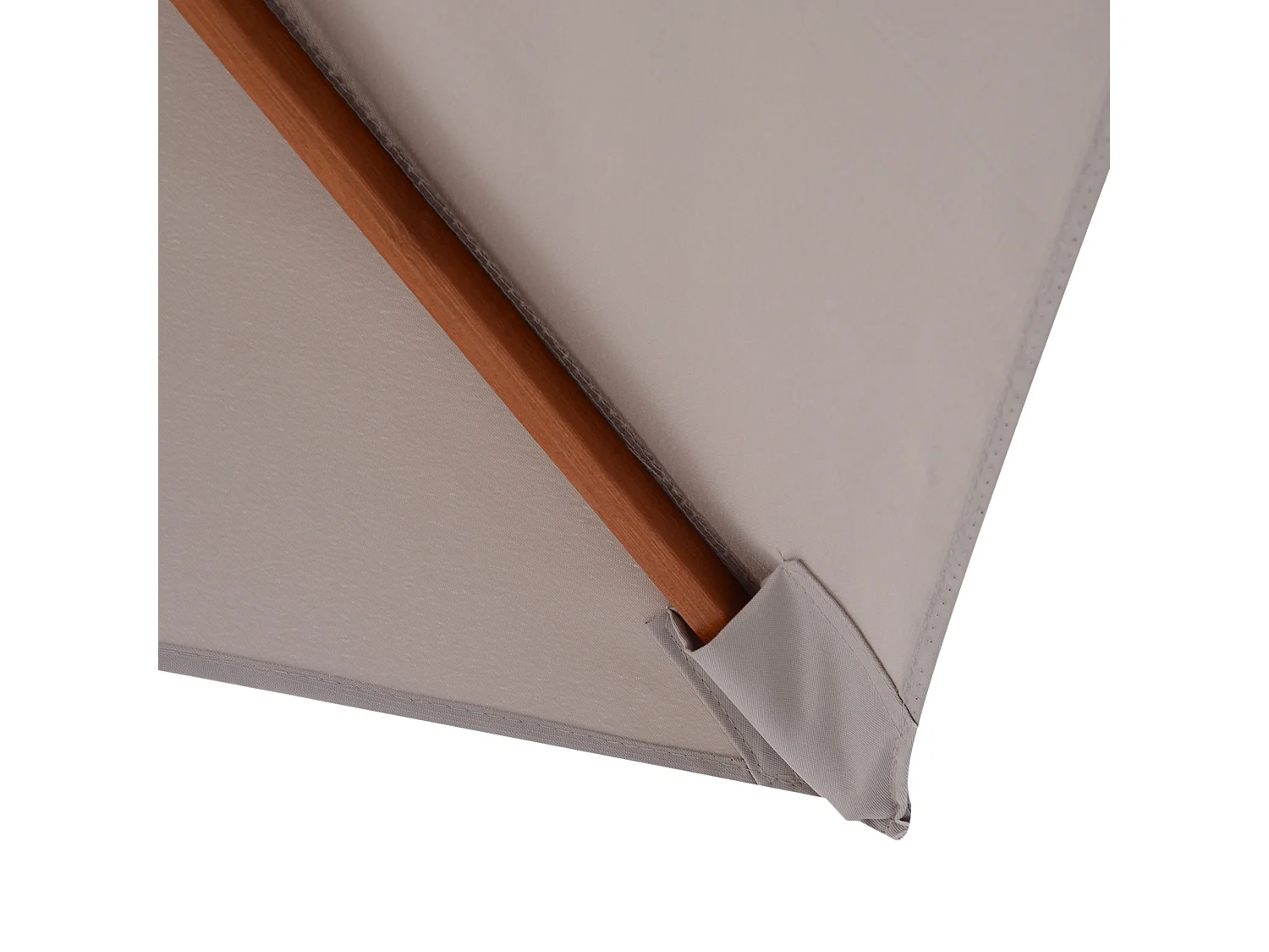 Sombrilla de jardín gris 200x150x230 cm Outsunny