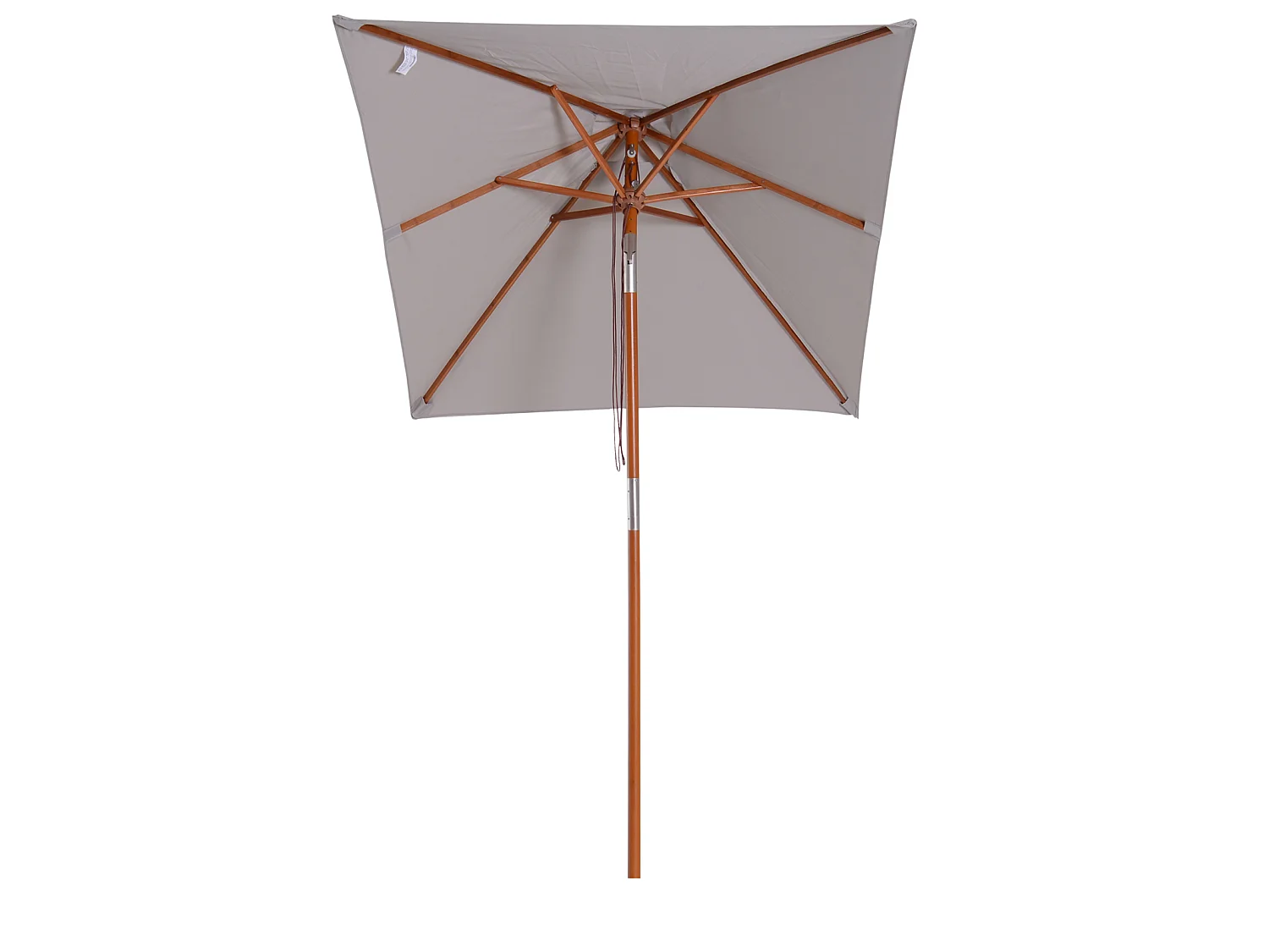 Sombrilla de jardín gris 200x150x230 cm Outsunny