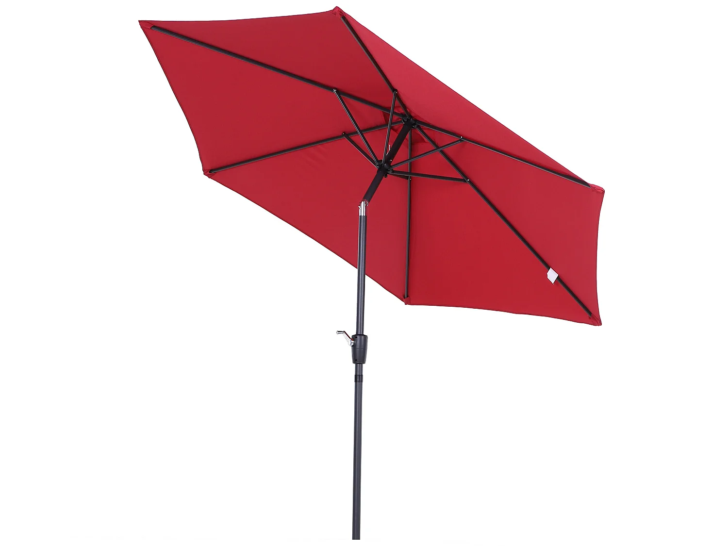 Sombrilla de jardín rojo 260x260x235 cm Outsunny